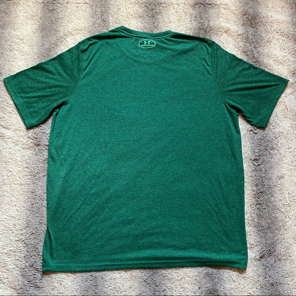 Under Armour Tee Mens Large Green Loose Fit - Picture 2 of 5